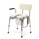 Guardian Padded Drop Arm Commode