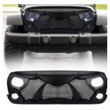 Matte Black Front Gladiator Angry Bird Grille Grid