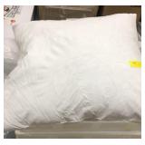 24" square White Pillow/ cushion