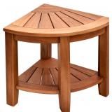 Welland Teak Corner Shower Bench