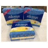Case of 3 packages of 45 Pads each-Always Maxi