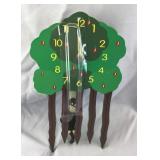 Lot of 10 Battery Operated Monkey in Forest Clocks