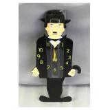Lot of 10 Charlie Chaplain Battery Operated Clocks