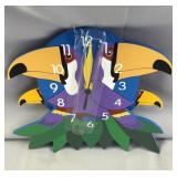 Lot of 10 Battery Operated Clocks Toucan motif