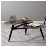 3 Tier circular coffee table, 71x66x39.5 CM