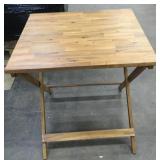 Outdoor folding table