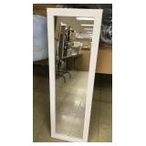 Wall Mount Locking Mirrored Jewelry Organizer