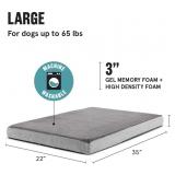 Bark Essentials Pet Bed, Large, 35x22x3"