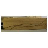 Inlaid Bamboo board 8 1/2" x 30"
