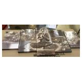 Modern Buddha 5-Panel Decorator Art