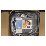 QUILITY 20 lb. 86" x 92" Blue Grey Weighted Blankt