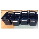Lot of 4 storage containers