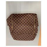 Backpack for women brown faux leather