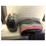 Lot of Two Twin Comforters and Shams