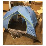 Blue Easy-Up Beach Tent w/ carrying Bag