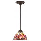 One-light Stained Glass Pendant Light