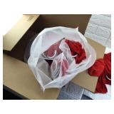 100 Count Red Chair Sash Bow Decorations