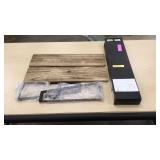 Rollee Two Tiered Carbon Black Shelf