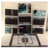 Five Graduated Panels Modern Wall Art