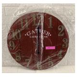 23" wooden Farmhouse Clock