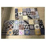 lot of 2 rubberized area rugs