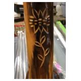 Walking Stick with Carving