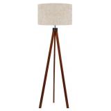 Wooden Tripod, LED Floor Lamp