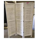 white shutters room divider 67x52"