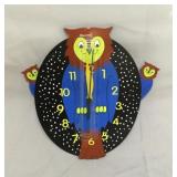 Battery operated Clock Owl