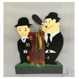Laurel and Hardy  Battery operated Clock
