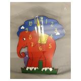 Oh Mama Elephant Battery operated Clock