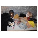 Halloween Mask & Wig lot