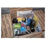 Lot - Reels, putter, wire nuts