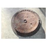 Old Manhole Sewer Cover