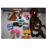 Toy trucks, Puppet, trolls