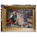 o/c unsigned girl with hat catching birds