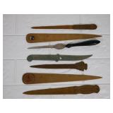 Lot of 7 Advertising Letter Openers