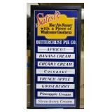 Butter Crust Pie Company, Framed Menu, 21x10