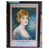New Old Stock Old Reliable Coffee Lithograph