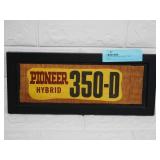 Framed Pioneer Hybrid 350-D, 13x5.5"