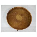 Antique Turned Bowl, 15x4"