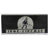 Iron Fireman Emblem, 7"
