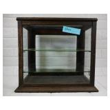 General Store Counter Top Oak Show Case, 15x15x10"