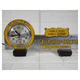 Gallagher & Burton Whiskey Adv Counter Top Art