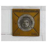 Bronze Paper Weight, Celebrating 50th A