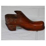 Carved Wooden Shoe, 5"
