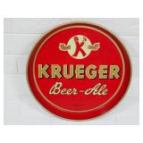 12" Kruger Beer Serving Tray New York New Jersey
