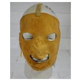 Early Leather Aviation Mask, Styrofoam Not