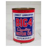 Big 4, Quality Motor Oil, 1 qt Can