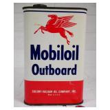 Mobile Oil Outboard Oil Can, 1 QT